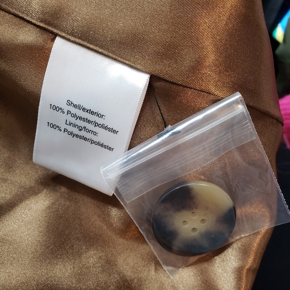 DKNY Womens Size Medium Double Breasted Trench Coat NWT - Picture 11 of 15